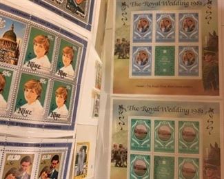 Princess Diana Royal Wedding Stamps