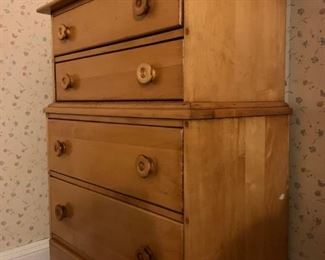 Arts and Crafts Maple Bedroom Set