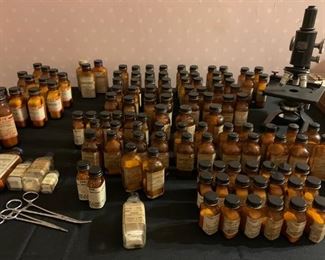Ehrhart and Karl, Apothecary Homeopathic Medicine Bottle Set