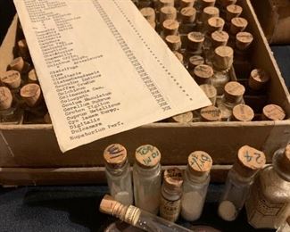 Ehrhart and Karl, Apothecary Homeopathic Medicine Bottle Set