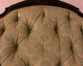 Tufted Back Chippendale Sofa