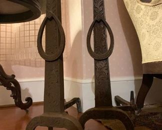 Arts and Crafts Andirons