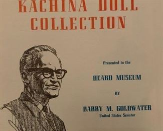 Goldwater Kachina Doll Collection, Signed by Goldwater