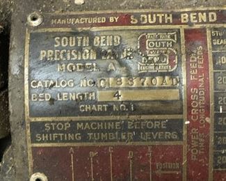 South Bend Precision Lathe