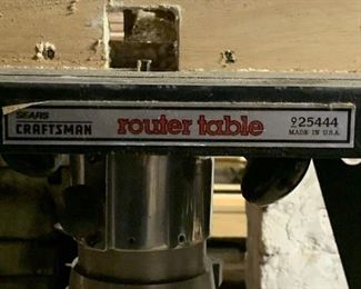 Craftsman Router Table