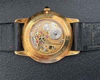 18k Franklin mint Universal Geneve Swiss watch