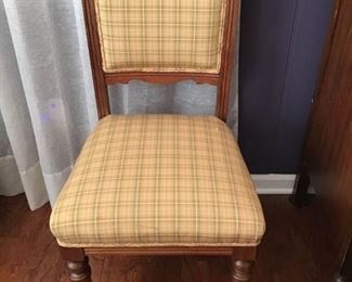 Antique Handcarved Upholstered Chair