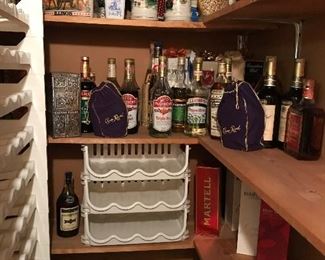 Shelving not all bottles there