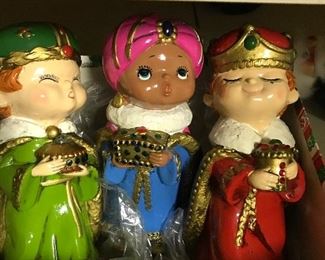 Vintage Kurt Adler Baby Wisemen 1960's