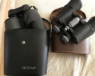 Bushnell and Vintage Swift binoculars