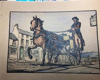The Post Car Original Artwork