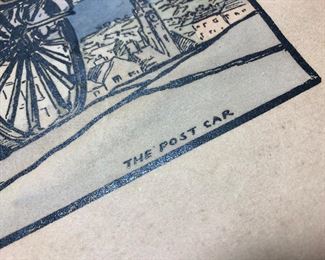 The Post Car Original Artwork