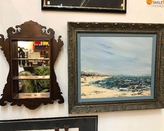 Decorative Mirror with Shelves