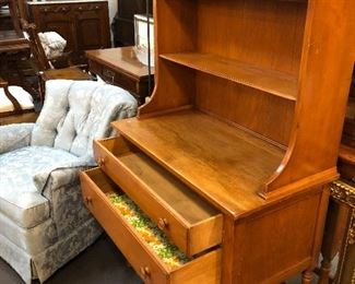 Vintage Whitney Hutch with Drawers