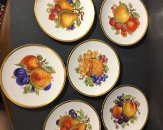 Vintage Fruit Plates 