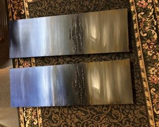 Night ocean canvas art