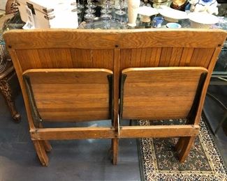 Folding Wooden Bench Seats