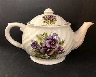 Purple Flower Tea Pot