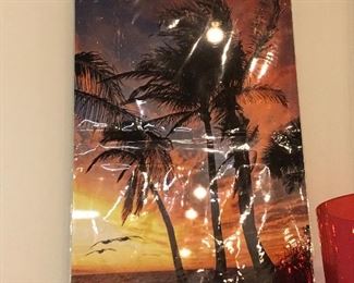 Palm Tree Metal Art