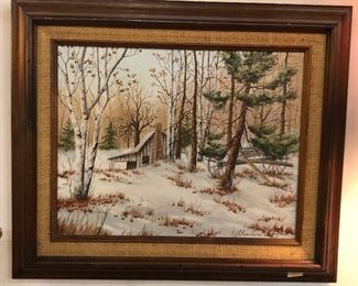 Winter Scene Art