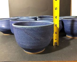 Blue Pottery Bowls