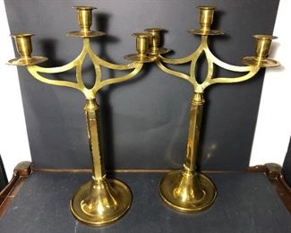 Brass Candelabras