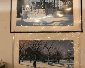 Winter Lithographs
