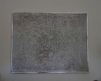 "Markings" by John Mc Iver acrylic on canvas 37"×48" approximately.