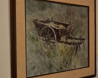 Untitled by John McIver 1971 mixed media 32"×38" approximately