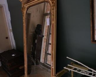 Grand Scale Pier Mirror c 1880 Renaissance Revival.