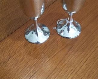 Pair of Sterling Goblets, marked #27
No monogram