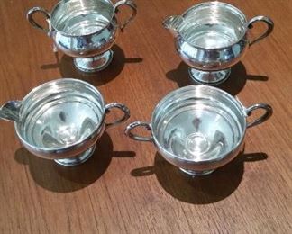Sterling Silver Creamers & Open Sugars