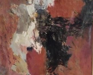 "Wickford" by James Herbert oil on canvas exhibited at his retrospective at the High Museum Atlanta 1979.
70" × 60"