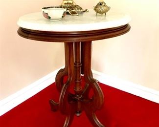 Victorian Marble Top Table