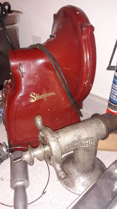 COMMERICAL MEAT GRINDER,  300.00