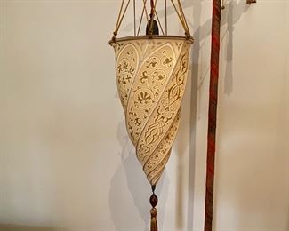 Detail of Fortuny lamp