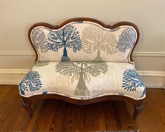 Early Victorian low settee