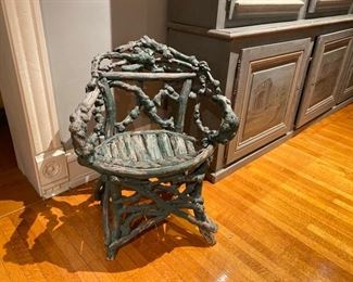 Antique twig & root chair