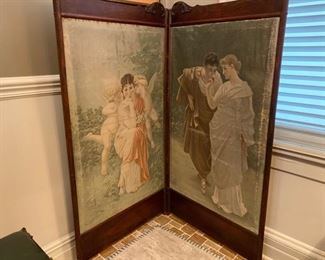 painted floor screen