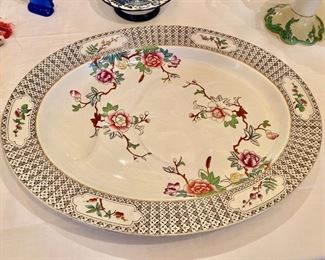 19th c. Royal Worcester well & tree