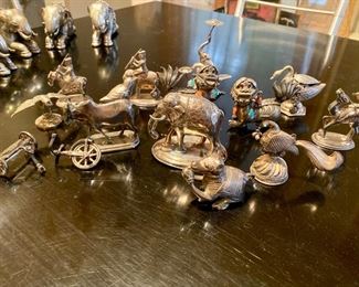antique silver miniatures