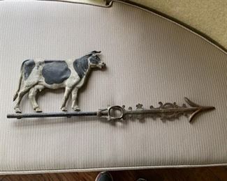 cow weathervane arrow