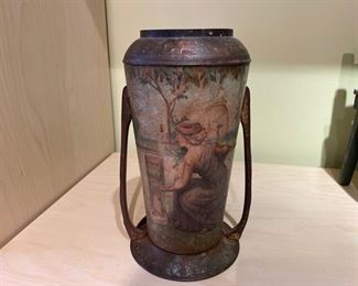 tin vase