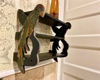 Figural shelf