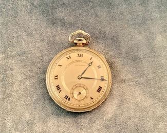 Gold-filled Howard pocket watch