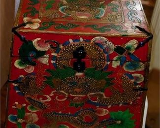 Lot 82
Vintage Hand Painted Oriental Box