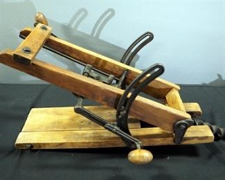 Large Antique Adjustable Hand Drill "Patented 1872", 30" L