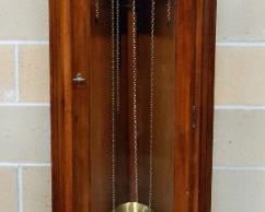 Ethan Allen, "Tempus Fugit" Floor Clock, 73" x 23" x 12"