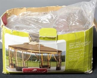 Replacement Bay Window Gazebo Canopy, Suitable For 10' x 12' Bay Window Gazebo