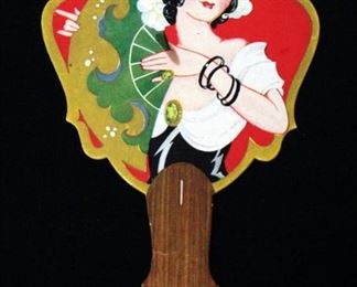 Vintage Hand Fan Collection, Includes 1932 Olympics, Asian Designs, Wall Scroll And More